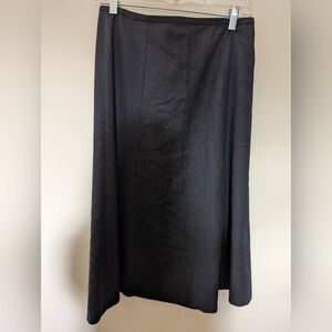 Gray wool like skirt